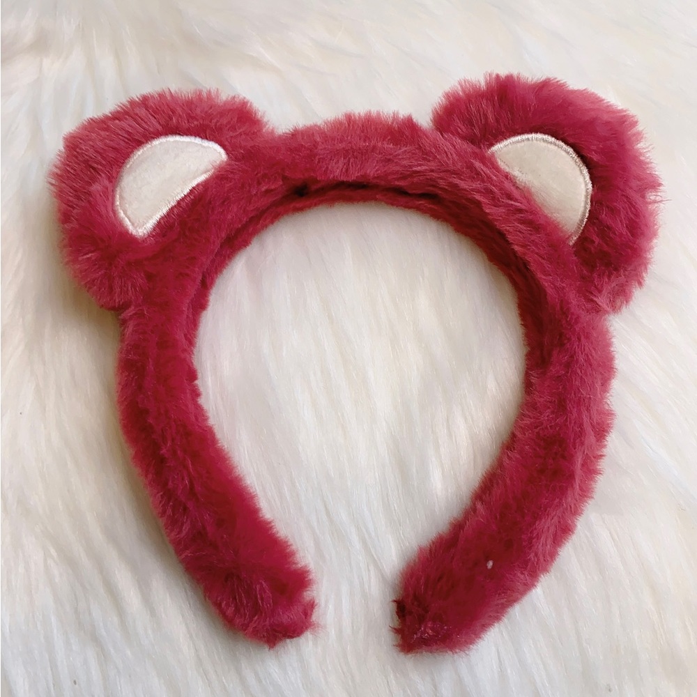 Strawberry bear headband new